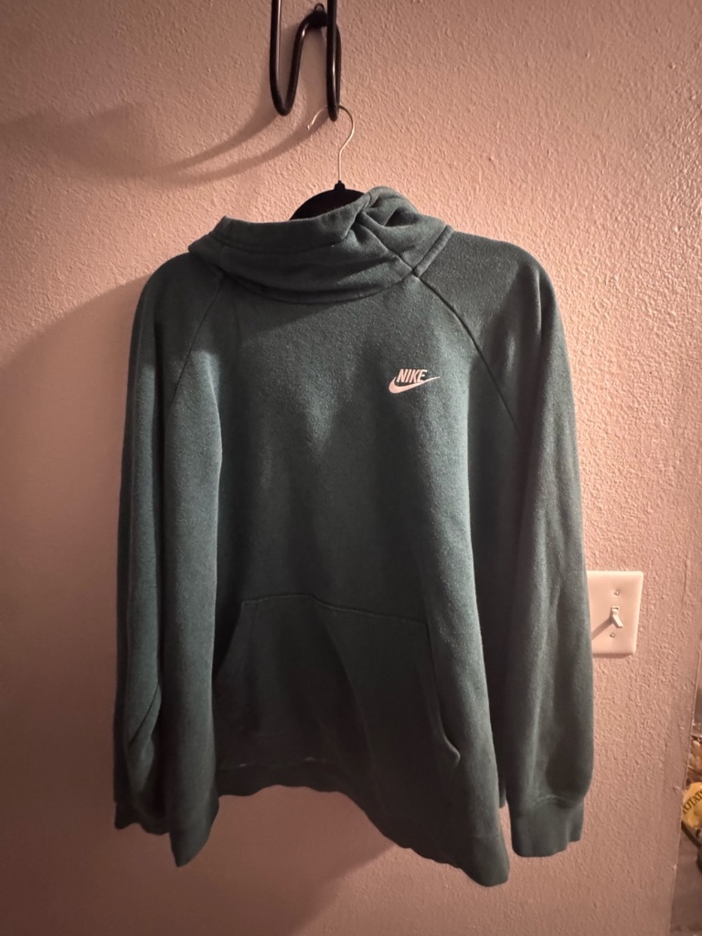 Nike Women’s Teal Green Turtleneck Pullover Sweater